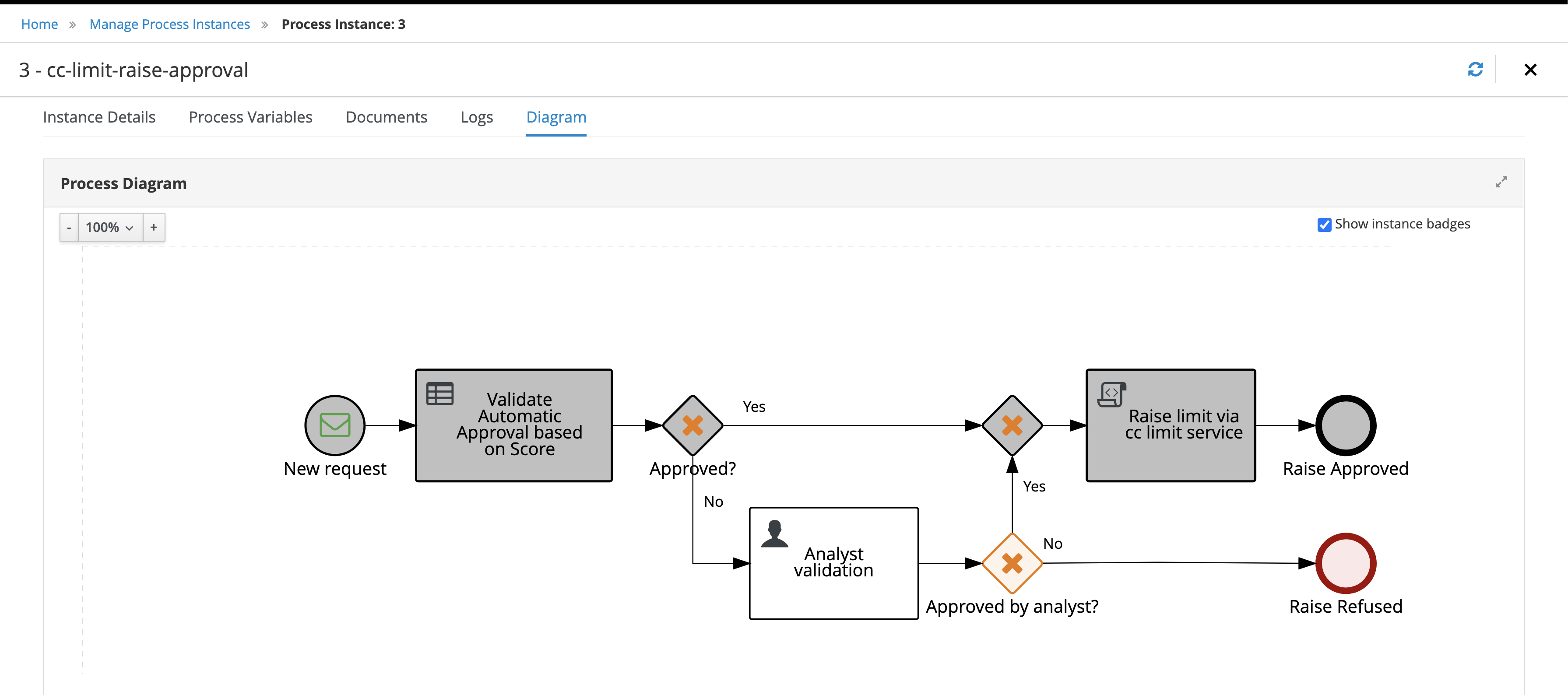 Completed Process Instances