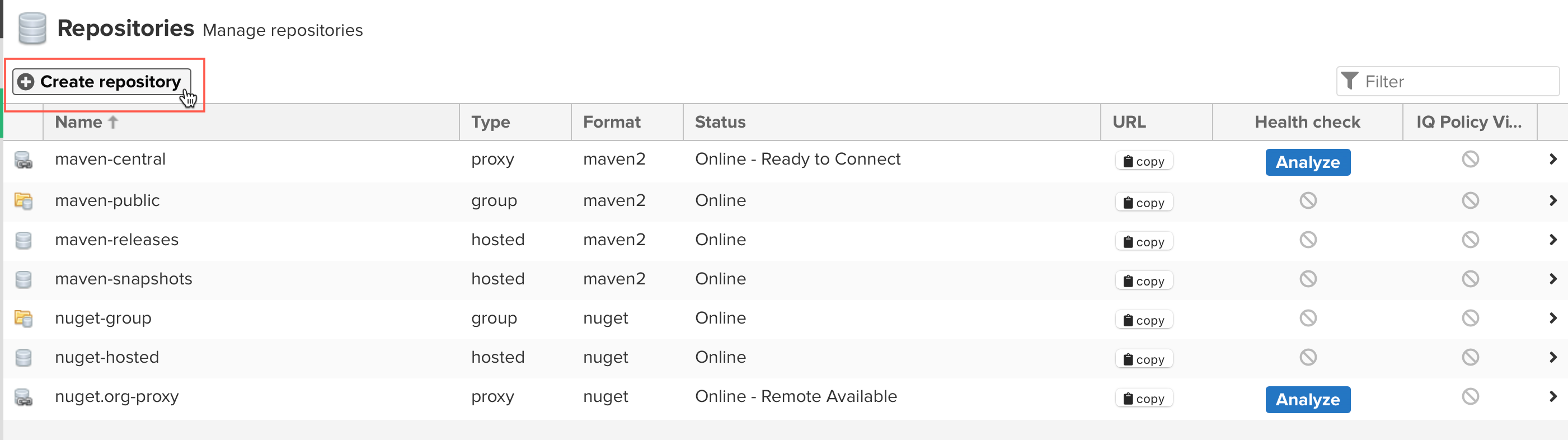 Create Repository