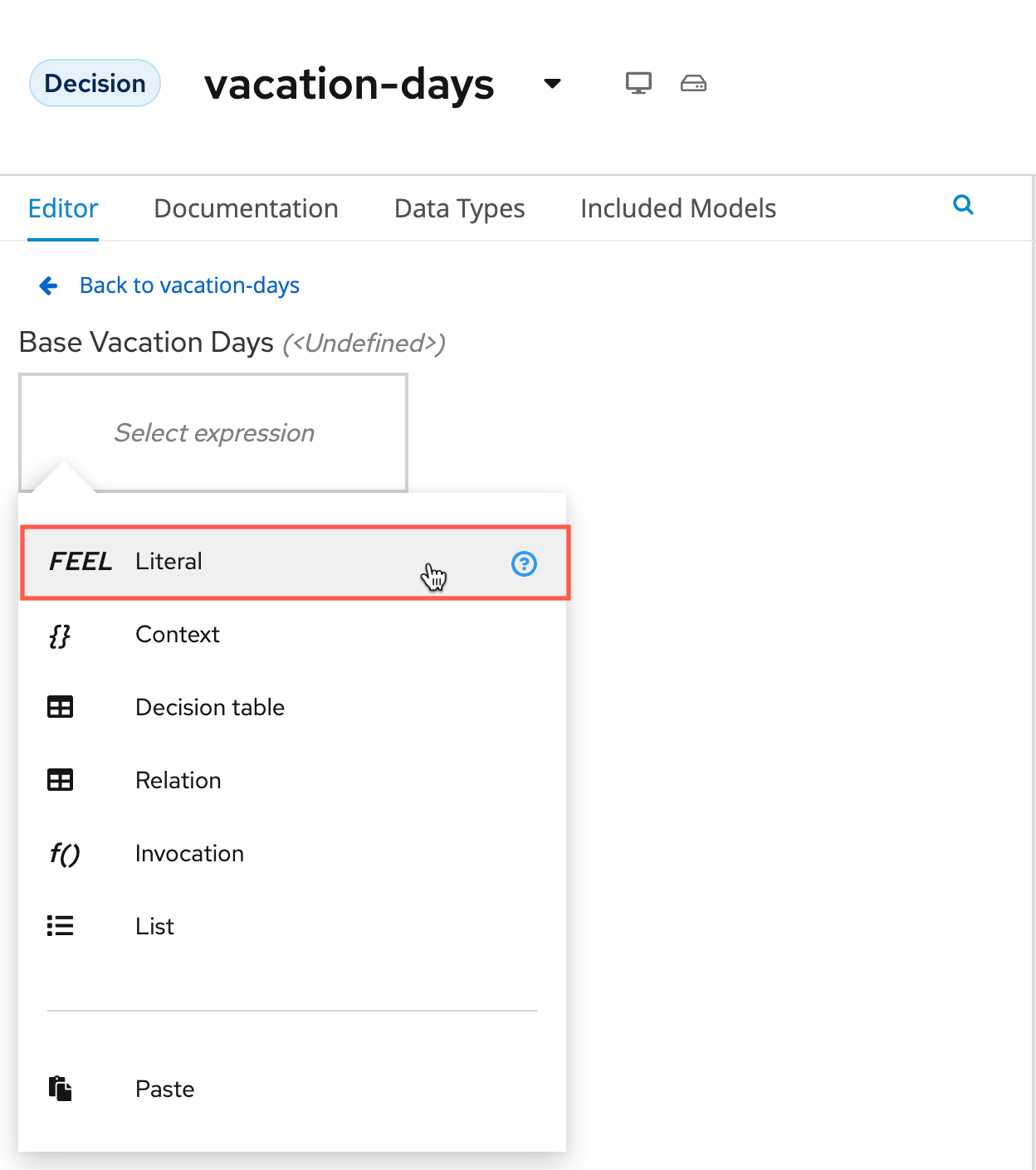 Select Expression