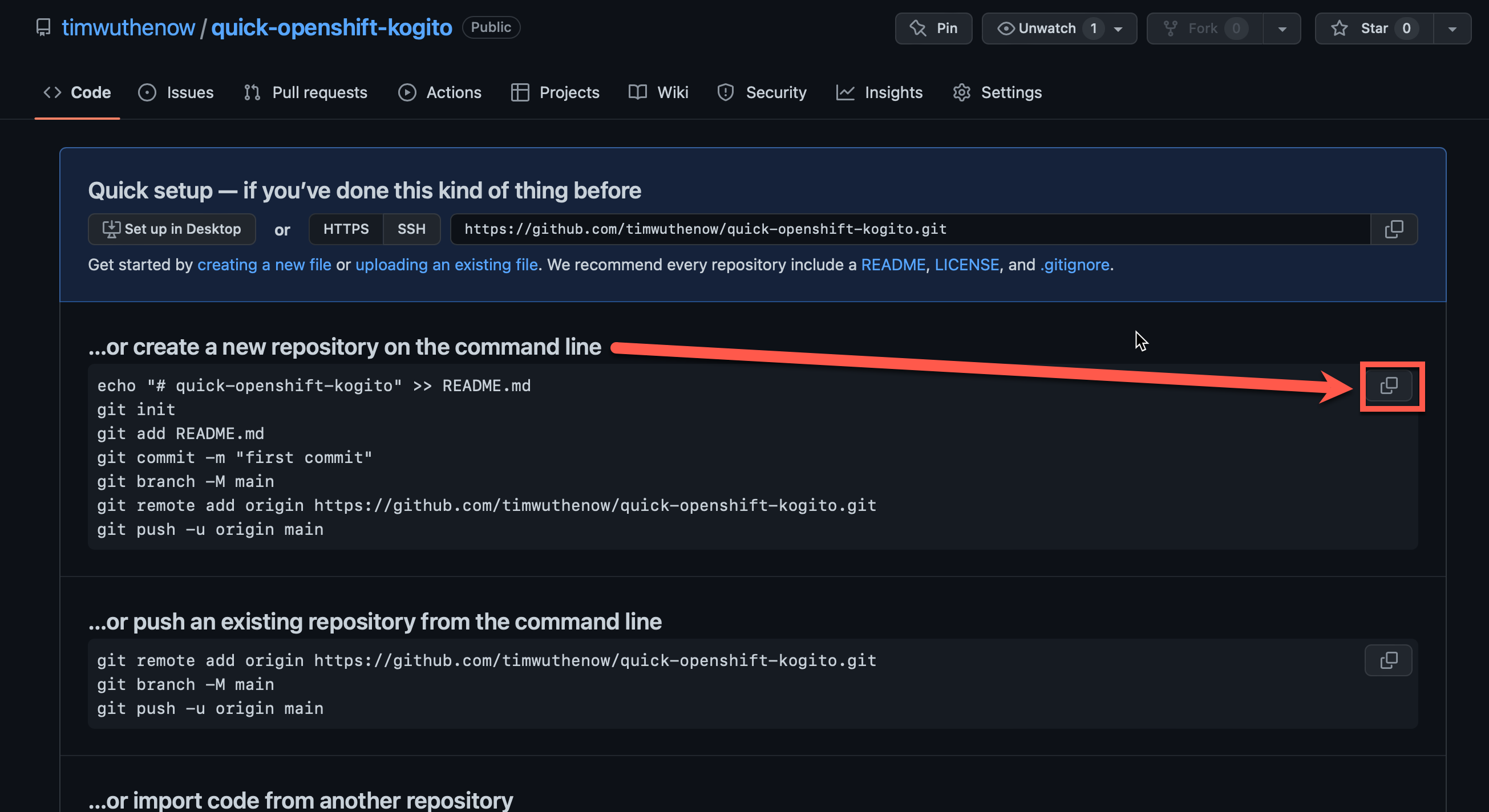 Sample Command