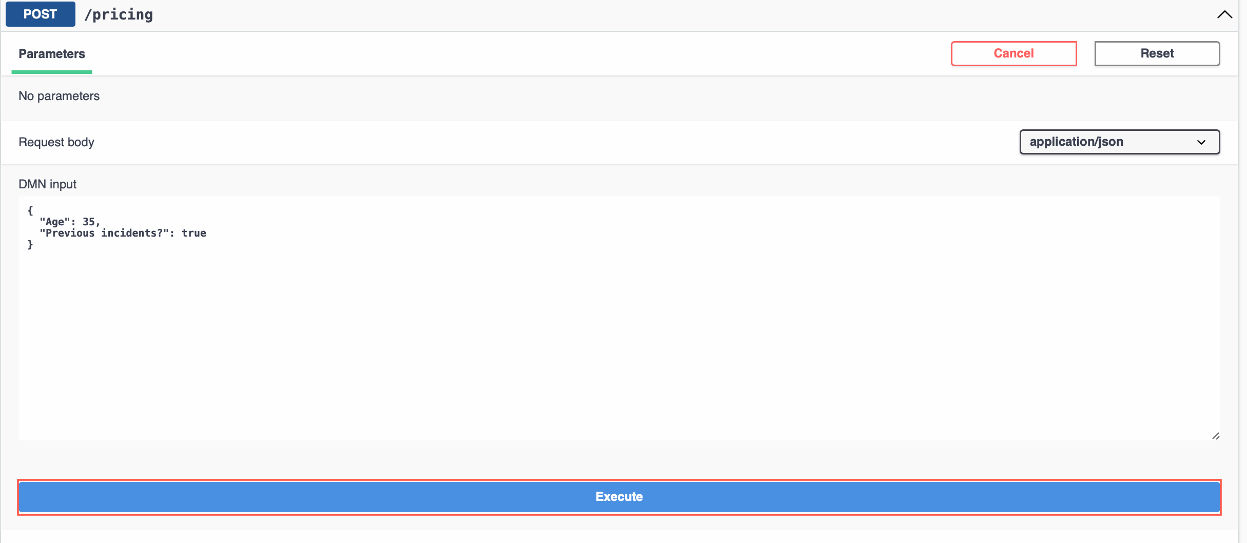 Execute pricing first
