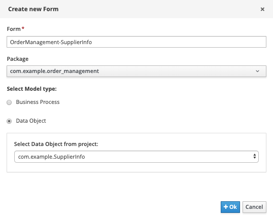 Supplier Info Form