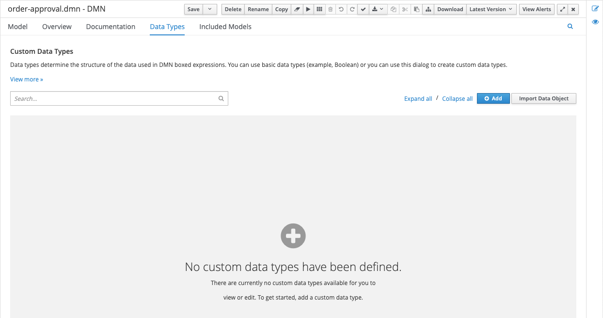 Import Data Object