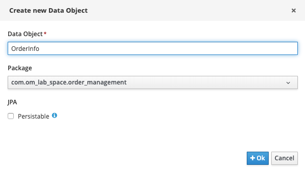 Order Info creation